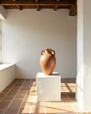 El Yapımı Amfora Vazo