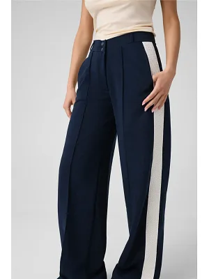 Şerit Detaylı Kumaş Pantolon